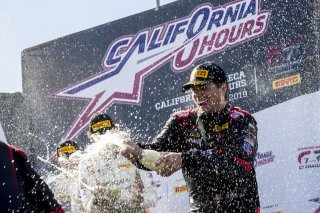 Podium, Pirelli GT4 America, Race 2, WeatherTech Raceway Laguna Seca, March 2019.  (SRO/Brian Cleary)
 | SRO Motorsports Group