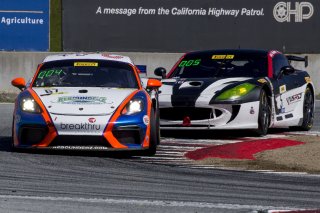 #67 Porsche 718 Cayman CS MR, Chris Bellomo, Kevin Woods, race 2, Pirelli GT4 America, WeatherTech Raceway Laguna Seca, March 2019.  (SRO/Brian Cleary)
 | SRO Motorsports Group