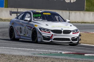 #452 BMW M4, Daren Jorgensen, Brett Storm, race 2, Pirelli GT4 America, WeatherTech Raceway Laguna Seca, March 2019.  (SRO/Brian Cleary)
 | SRO Motorsports Group