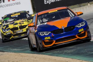 #38 BMW M4, GT4, Samantha Tan, Jason Wolfe, Pirelli GT4 America, Race 2, WeatherTech Raceway Laguna Seca, March 2019.  (SRO/Brian Cleary)
 | SRO Motorsports Group