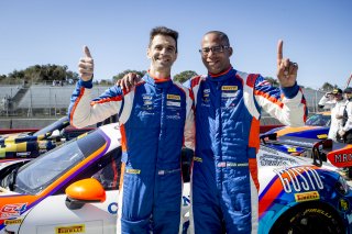 #67 Porsche 718 Cayman CS MR, Chris Bellomo, Kevin Woods, race 2, Pirelli GT4 America, WaetherTech Raceway Laguna Seca, March 2019.  (SRO/Brian Cleary)
 | SRO Motorsports Group