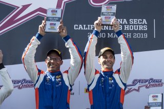 Podium race 2 Pirelli GT4 America, WaetherTech Raceway Laguna Seca, March 2019.  (SRO/Brian Cleary)
 | SRO Motorsports Group