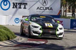 #24 Ford Mustang GT4 of Frank Gannett, Streets of Long Beach, Long Beach, CA.  (Photo by Brian Cleary/SRO)
 | Brian Cleary/BCPix.com