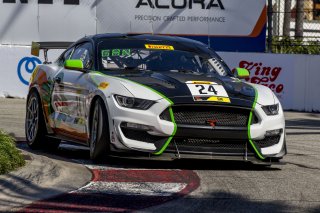 #24 Ford Mustang GT4 of Frank Gannett, Streets of Long Beach, Long Beach, CA.  (Photo by Brian Cleary/SRO)
 | Brian Cleary/BCPix.com
