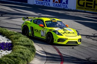#7 Porsche 718 Cayman GT4 CS MR of Alan Brynjolfsson, Streets of Long Beach, Long Beach, CA.
 | Brian Cleary/SRO      