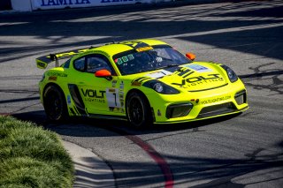 #7 Porsche 718 Cayman GT4 CS MR of Alan Brynjolfsson, Streets of Long Beach, Long Beach, CA.
 | Brian Cleary/SRO      