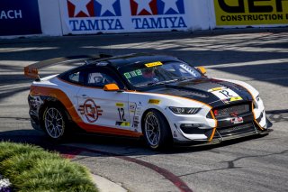 #12 Ford Mustang GT4 of Drew Stavely, Streets of Long Beach, Long Beach, CA.
 | Brian Cleary/SRO      