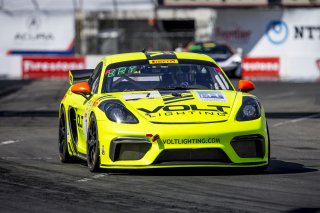 #7 Porsche 718 Cayman GT4 CS MR of Alan Brynjolfsson, Streets of Long Beach, Long Beach, CA.  (Photo by Ken Weisenberger)
 | Brian Cleary/BCPix.com    