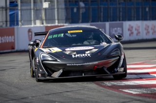 #11 McLaren 570S GT4 of Tony Gaples, Streets of Long Beach, Long Beach, CA.  (Photo by Ken Weisenberger)
 | Brian Cleary/BCPix.com    