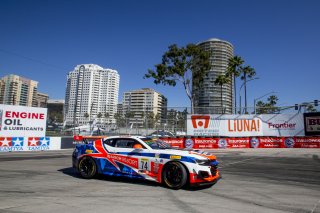 #74 Chevrolet Camaro GT4 of Gar Robinson, Streets of Long Beach, Long Beach, CA.
 | Brian Cleary/SRO      