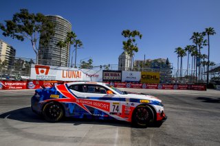 #74 Chevrolet Camaro GT4 of Gar Robinson, Streets of Long Beach, Long Beach, CA.
 | Brian Cleary/SRO      