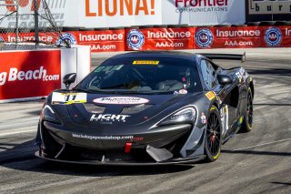 #11 McLaren 570S GT4 of Tony Gaples, Streets of Long Beach, Long Beach, CA.
 | Brian Cleary/BCPix.com