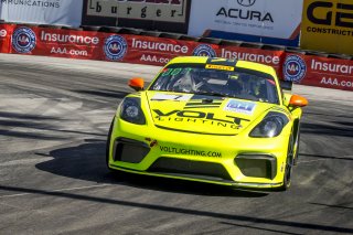 #7 Porsche 718 Cayman GT4 CS MR of Alan Brynjolfsson, Streets of Long Beach, Long Beach, CA.
 | Brian Cleary/BCPix.com