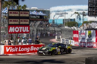 #2 Porsche 718 Cayman GT4 CS MR of Jason Bell, Streets of Long Beach, Long Beach, CA.
 | Brian Cleary/SRO      