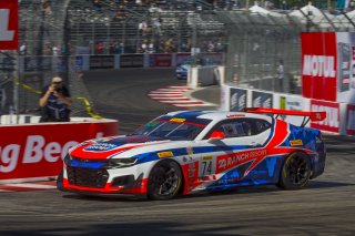 #74 Chevrolet Camaro GT4 of Gar Robinson, Streets of Long Beach, Long Beach, CA.
 | Brian Cleary/SRO      