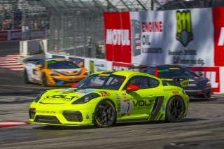 #7 Porsche 718 Cayman GT4 CS MR of Alan Brynjolfsson, Streets of Long Beach, Long Beach, CA.
 | Brian Cleary/SRO      