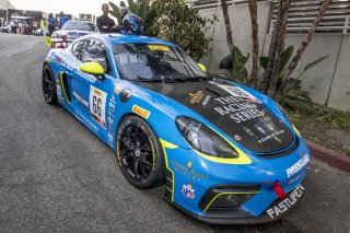 #66 Porsche 718 Cayman CS MR of Spencer Pumpelly, Streets of Long Beach, Long Beach, CA.
 | Brian Cleary/SRO      