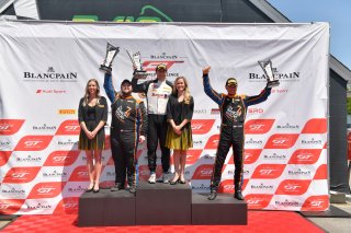 #72 Chevrolet Camaro GT4 of Shane Lewis  

#10 McLaren 570S GT4 of Michael Cooper 

#74 Chevrolet Camaro GT4 of Gar Robinson \g74 #5\

VIRginia International Raceway, Alton VA | Gavin Baker/SRO
