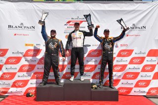 #72 Chevrolet Camaro GT4 of Shane Lewis  

#10 McLaren 570S GT4 of Michael Cooper 

#74 Chevrolet Camaro GT4 of Gar Robinson \g74 #5\

VIRginia International Raceway, Alton VA | Gavin Baker/SRO
