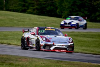 #17, Porsche 718 Cayman CS MR, Derek DeBoer and Sean Gibbons, GT4 West, VIRginia International Raceway, Alton VA
 | Brian Cleary/SRO
