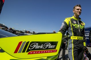 #77 Porsche 718 Cayman CS of Alan Brynjolfsson and Trent Hindman, Castrol Victoria Day SpeedFest Weekend, Clarington ON
 | Brian Cleary/SRO