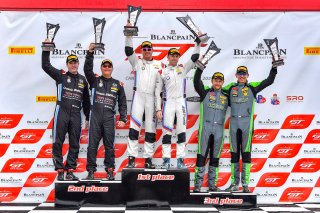 #19 BMW M4 GT4 of Sean Quinlan and Gregory Liefooghe, Chris Ohmacht, and Toby Grahovec, Matt Travis, and Jason Hart

Castrol Victoria Day SpeedFest Weekend, Clarington ON | Gavin Baker/SRO
