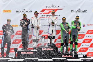 #19 BMW M4 GT4 of Sean Quinlan and Gregory Liefooghe, Chris Ohmacht, and Toby Grahovec, Matt Travis, and Jason Hart

Castrol Victoria Day SpeedFest Weekend, Clarington ON | Gavin Baker/SRO
