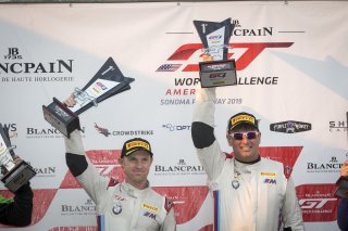 #19, Stephen Cameron Racing, BMW M4 GT4, Sean Quinlan and Gregory Liefooghe, SRO at Sonoma Raceway, Sonoma CA
 | Brian Cleary/SRO
