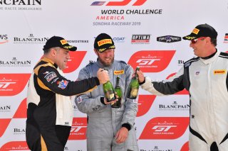 #12 Ford Mustang GT4 of Drew Staveley  

#11 McLaren 570S GT4 of Tony Gaples  

#19 BMW M4 GT4 of Sean Quinlan and Gregory Liefooghe 

SRO at Sonoma Raceway, Sonoma CA | Gavin Baker/SRO
