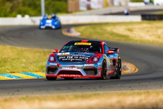 #17 Porsche 718 Cayman CS MR of Derek DeBoer and James Rappaport 

SRO at Sonoma Raceway, Sonoma CA | Fabian Lagunas/SRO