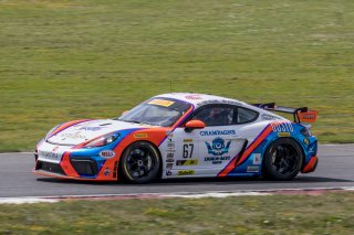 #67 Porsche 718 Cayman CS MR of Chris Bellomo and Kevin Woods, Rose Cup Races, Portland OR
 | Brian Cleary/SRO
