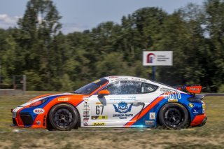 #67 Porsche 718 Cayman CS MR of Chris Bellomo and Kevin Woods, Rose Cup Races, Portland OR
 | Brian Cleary/SRO
