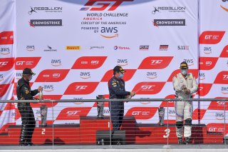 #210 Aston Martin Vantage GT4 of Michael Dinan, Flying Lizard Motorsports, GT4 Sprint Am,    
#119 BMW M4 GT4 of Sean Quinlan, GT4 Stephen Cameron Racing, Sprint Am,  
#91 Aston Martin Vantage GT4 of Jeff Burton and Vesko Kozarov,  Rearden Racing, GT4 Spr | &copy; 2020 Gavin Baker
