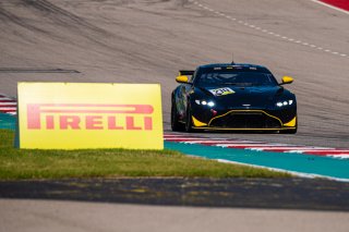 #210 Aston Martin Vantage GT4 of Michael Dinan, Flying Lizard Motorsports, GT4 Sprint Am, SRO America, Circuit of the Americas, Austin TX, September 2020.
 | SRO Motorsports Group