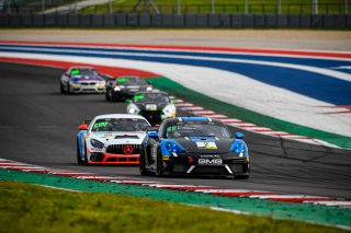 #2 GT4 SprintX, Pro-Am, GMG Racing, Jason Bell, Andrew Davis, Porsche 718 Cayman GT4, 2020 SRO Motorsports Group - Circuit of the Americas, Austin TX
 | SRO Motorsports Group