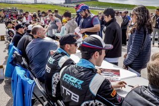 Autograph session, Pirelli GT4 America, COTA, Austin, TX, March 2020                                | SRO Motorsports Group