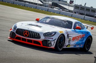 #99 GT4 Sprint, Am, RecStuff Racing, Jeff Courtney, Mercedes-AMG GT4 SRO Motorsports Group America, St. Pete Grand Prix, St. Petersburg, FL, March 2020
 | Brian Cleary/SRO