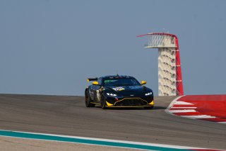 #210 Aston Martin Vantage GT4 of Michael Dinan, Flying Lizard Motorsports, GT4 Sprint Am, SRO America, Circuit of the Americas, Austin TX, September 2020.
 | SRO Motorsports Group