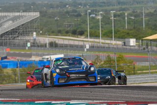 #48 Porsche 718 Cayman GT4 of Jason Hall, NOLASPORT, GT 4 Sprint Am, SRO America, Circuit of the Americas, Austin TX, September 2020.
 | SRO Motorsports Group