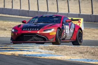 #91 Aston Martin Vantage GT4 of Jeff Burton and Vesko Kozarov, Rearden Racing, GT4 SprintX Pro-Am, 2020 SRO Motorsports Group - Sonoma Raceway, Sonoma CA
 | Brian Cleary/SRO