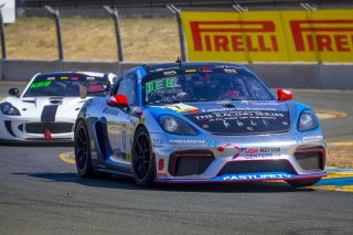 #17 Porsche 718 Cayman GT4 of James Rappaport and Derek DeBoer, TRG, GT4 SprintX Am, 2020 SRO Motorsports Group - Sonoma Raceway, Sonoma CA
 | Brian Cleary/SRO