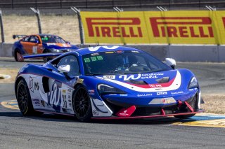 #36 McLaren 570s GT4 of Colin Mullan and Jarett Andretti, Andretti Autosport, GT4 SprintX, Pro-Am, 2020 SRO Motorsports Group - Sonoma Raceway, Sonoma CA
 | Brian Cleary/SRO