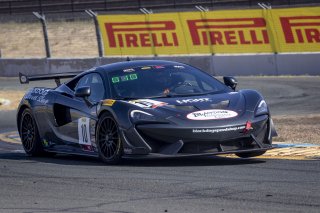 #10 McLaren 570s GT4 of Michael Cooper, Blackdog Speed Shop, GT4 Sprint Pro, 2020 SRO Motorsports Group - Sonoma Raceway, Sonoma CA
 | Brian Cleary/SRO