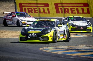 #47 Porsche 718 Cayman GT4 of Matt Travis and Jason Hart, NOLASPORT, GT4 SprintX, Pro-Am, 2020 SRO Motorsports Group - Sonoma Raceway, Sonoma CA
 | Brian Cleary/SRO