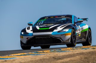 #59 Aston Martin Vantage GT4 of Paul Terry, Rearden Racing, GT4 Sprint, Am,   
2020 SRO Motorsports Group - Sonoma Raceway, Sonoma CA | Fabian Lagunas/SRO