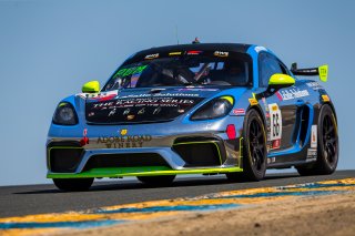 #66 Porsche 718 Cayman GT4 of Spencer Pumpelly, TRG, GT4 Sprint,    
2020 SRO Motorsports Group - Sonoma Raceway, Sonoma CA | Fabian Lagunas/SRO