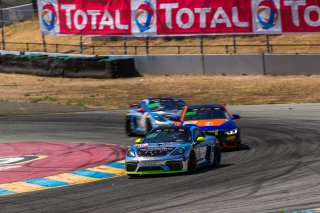 #66 Porsche 718 Cayman GT4 of Spencer Pumpelly, TRG, GT4 Sprint,    
2020 SRO Motorsports Group - Sonoma Raceway, Sonoma CA | Fabian Lagunas/SRO