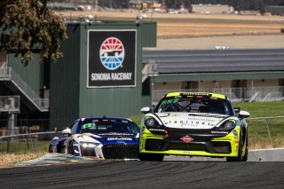 #7 Porsche 718 Cayman GT4 of Sean Gibbons and Zac Anderson, NOLASPORT, GT4 SprintX, 2020 SRO Motorsports Group - Sonoma Raceway, Sonoma CA
 | Regis Lefebure/SRO                                       