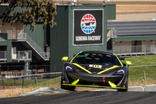 #111 McLaren 570s GT4 of Todd Clarke, Motorsport USA, GT4 SprintX Am, 2020 SRO Motorsports Group - Sonoma Raceway, Sonoma CA
 | Regis Lefebure/SRO                                       