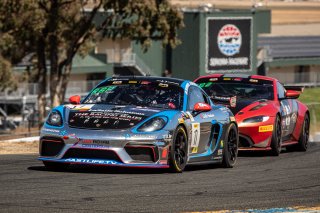 #17 Porsche 718 Cayman GT4 of James Rappaport and Derek DeBoer, TRG, GT4 SprintX Am, 2020 SRO Motorsports Group - Sonoma Raceway, Sonoma CA
 | Regis Lefebure/SRO                                       